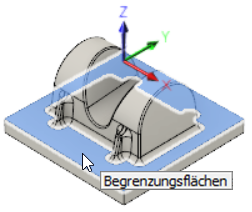 HSC-Kontur Fläche vermeiden