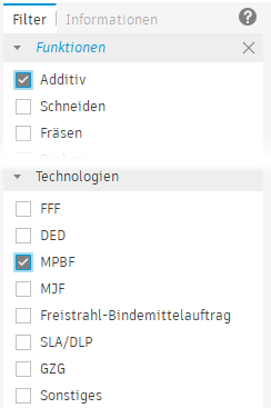 Maschinenfilter