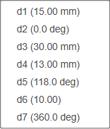 Texteigenschaft - Parameter