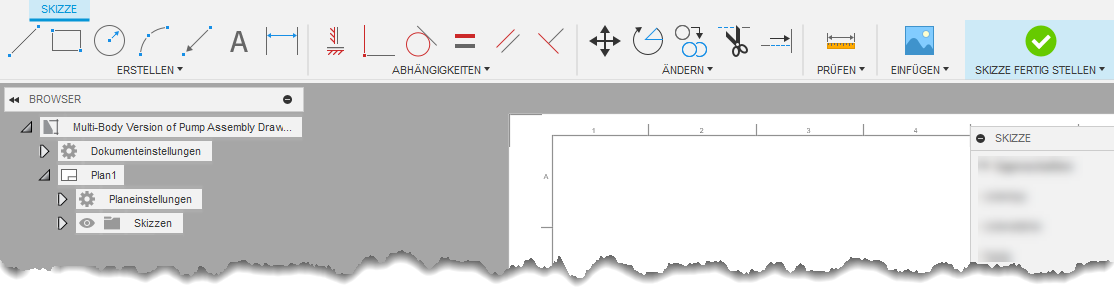 Kontextabhängige Umgebung Skizze