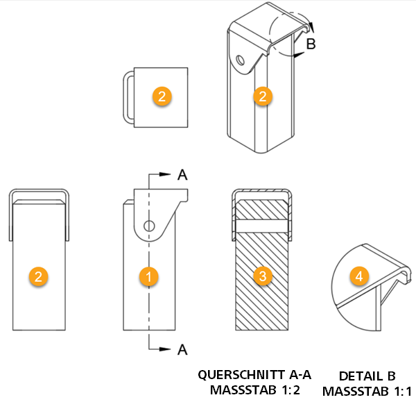 Zeichnungsansichten - Überblick