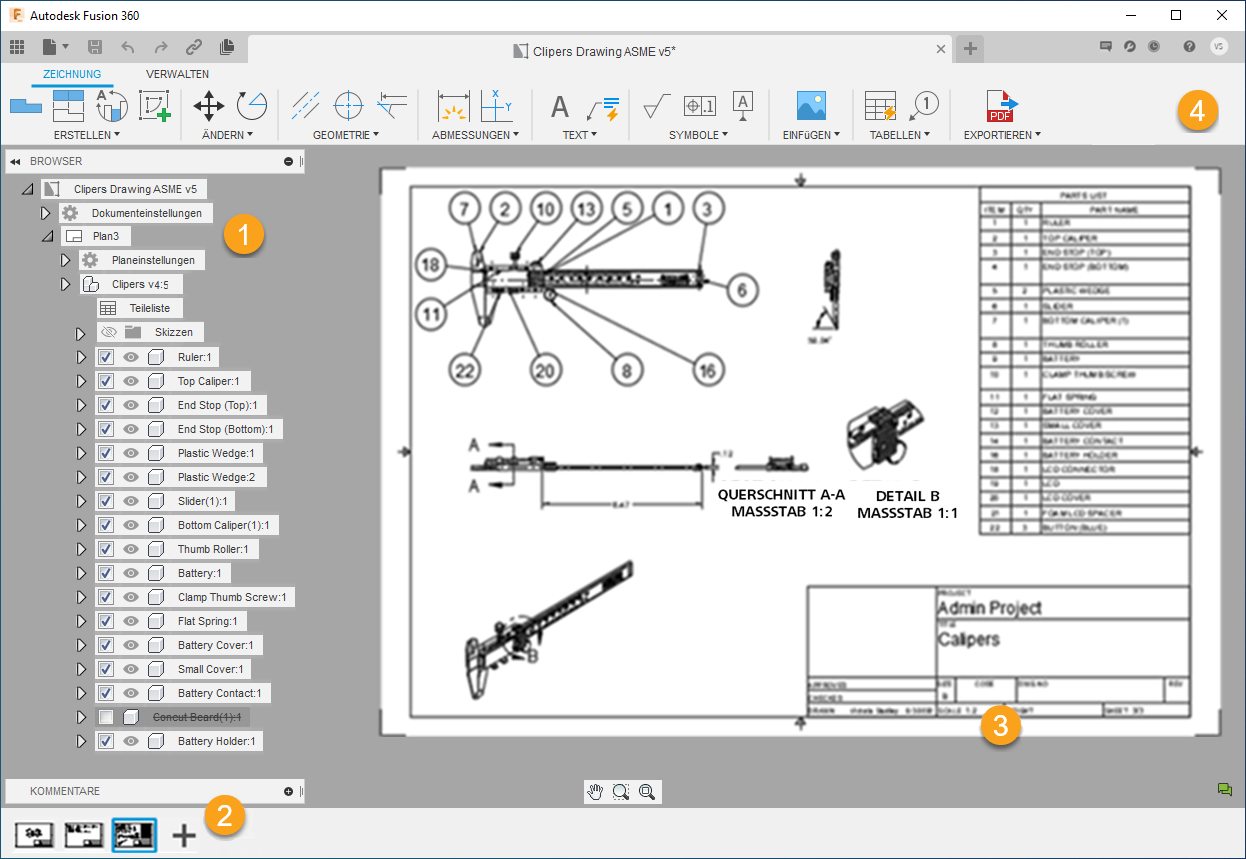 Zeichnung - Beispiel