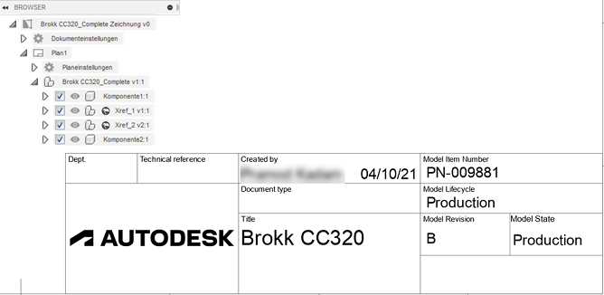 Manage Extension - Baugruppe