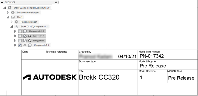 Manage Extension - Bauteil