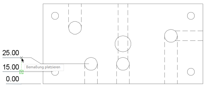Beispiel Koordinatenbemaßung - ISO