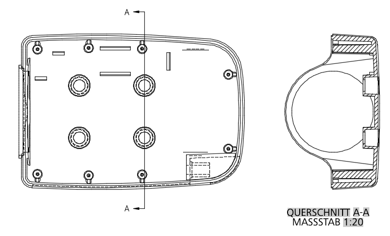 Beispiel Vollschnittansicht