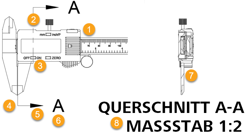 Schnittansichten - Beispiel