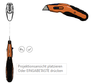 Ansichten platzieren