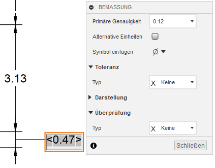 Bemaßungseigenschaften ändern