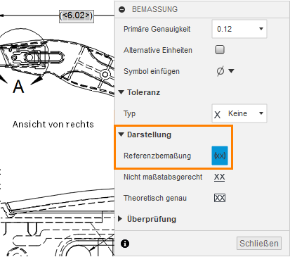 Referenzbemaßung