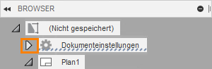 Dokumenteinstellungen