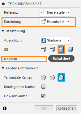 Explosionsansicht