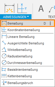 Bemaßungswerkzeug