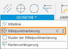Mittelpunktmarkierung