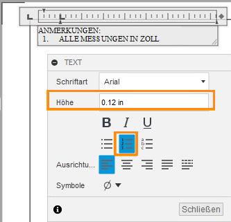 Werkzeugkasten Text - Textwerkzeug