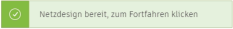 Schaltfläche Netzdesign bereit