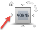 ViewCube Pfeil vorne-links