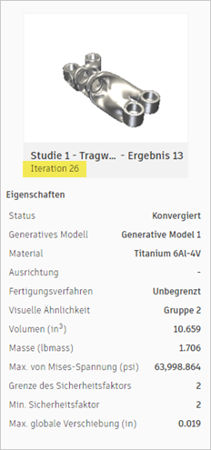 Iteration 28 - Eigenschaften