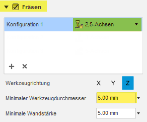 2,5-Achsen-Fräsen