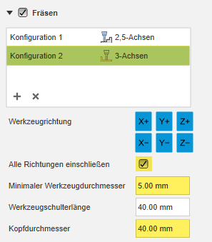 3-Achsen-Fräsen