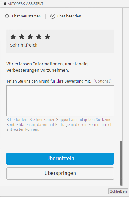 Feedback abgeben