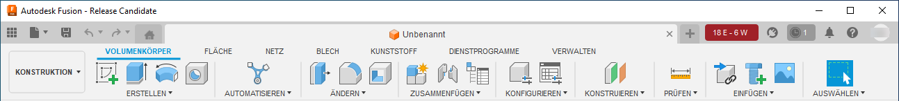 Werkzeugkasten Konstruktion