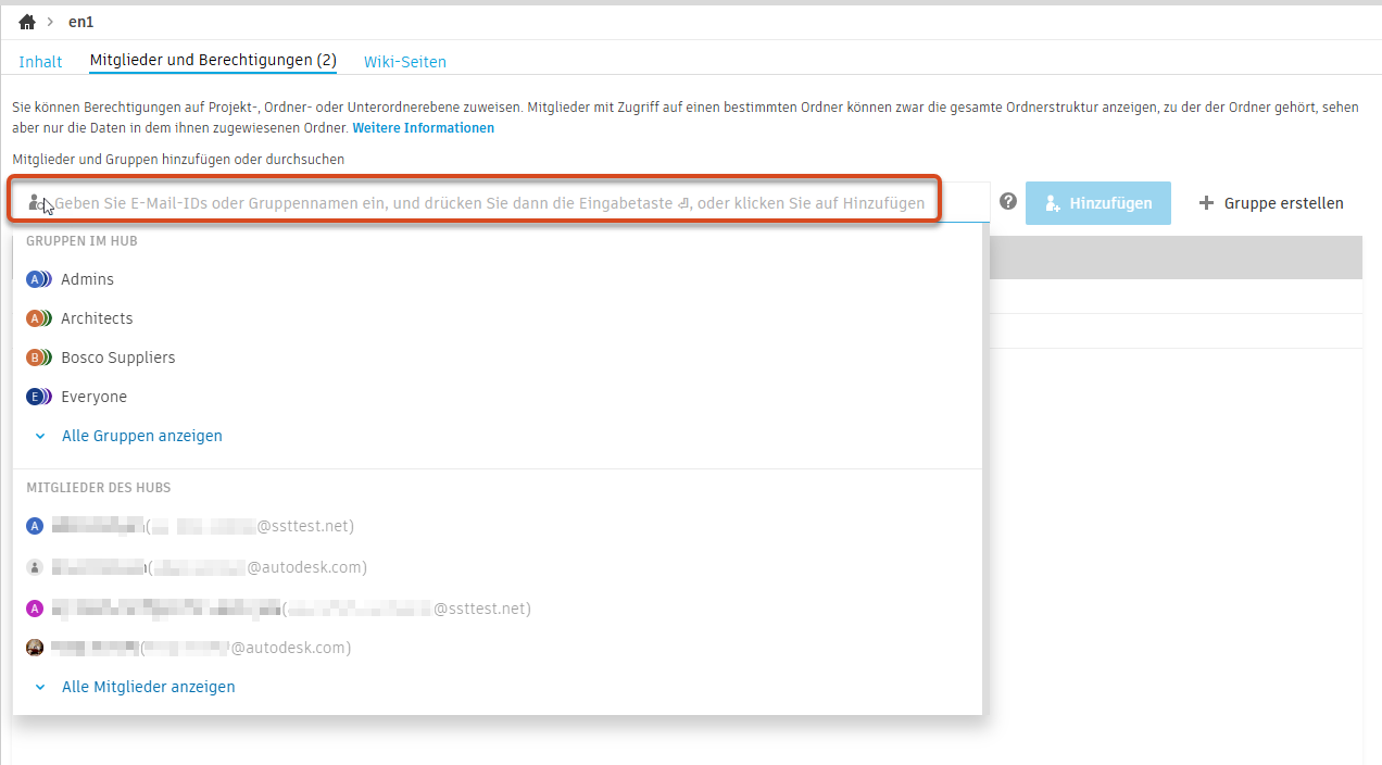 Dropdown-Liste zum Hinzufügen