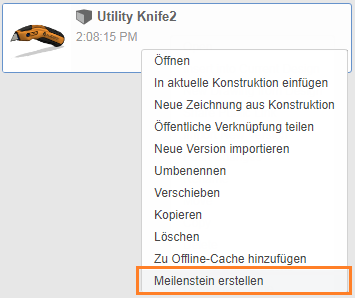 Meilenstein erstellen