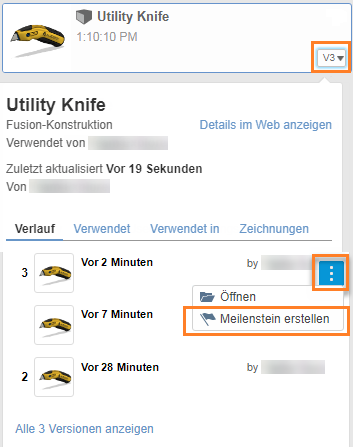 Meilenstein erstellen