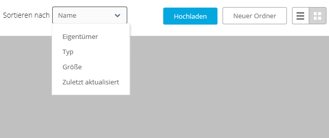 Dropdown-Liste Sortieren