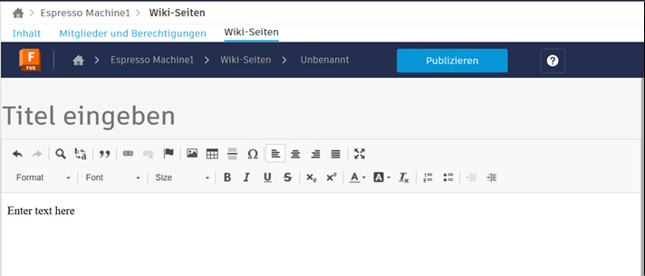 Wiki bearbeiten