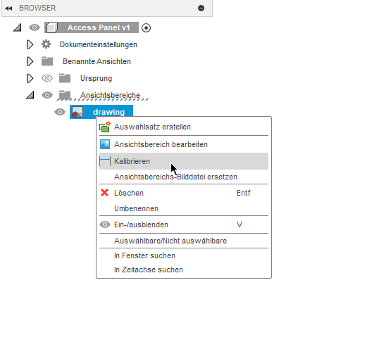 Ansichtsbereich-Ordner