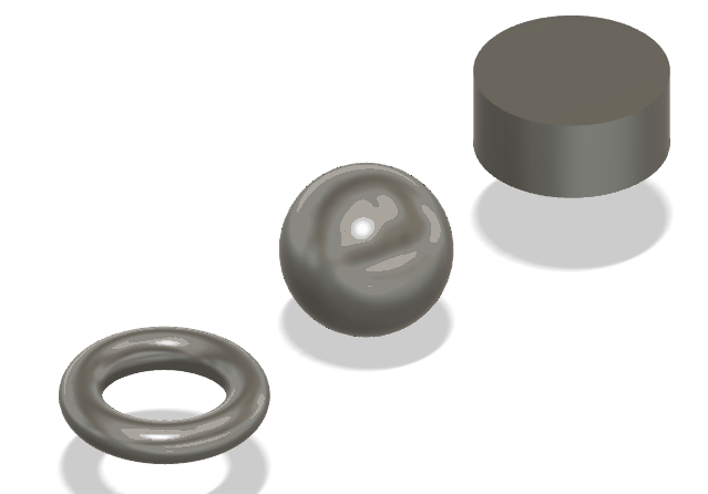 Animation Punkt in der Mitte des Kreises/der Kugel/des Torus