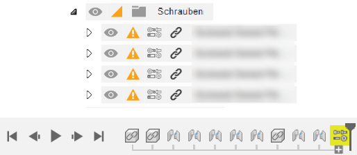 Browser und Zeitachse