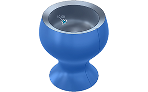 Verdicken einer Fläche