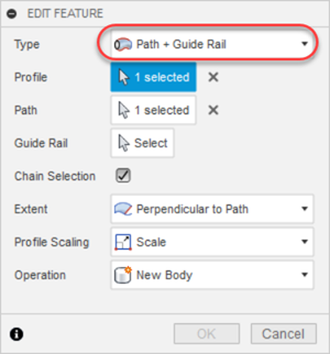 Dialogfeld Element bearbeiten