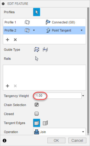 Dialogfeld Element bearbeiten