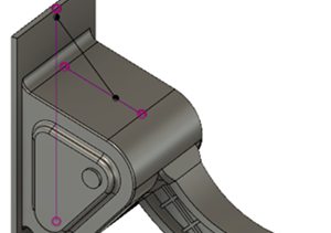 Gaspedal - Skizze Rib