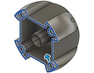 Halterung - Schalenelement