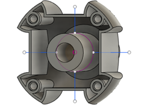 Halterung - Skizze Web