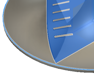 Turbine - Runde Kante