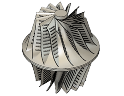 Lernprogramm Hinzufügen von Elementen zu einem Bauteil - Turbine nachher