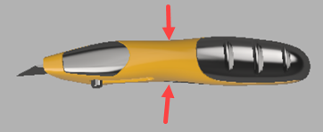 Glänzend Gelb für beide Seiten wählen