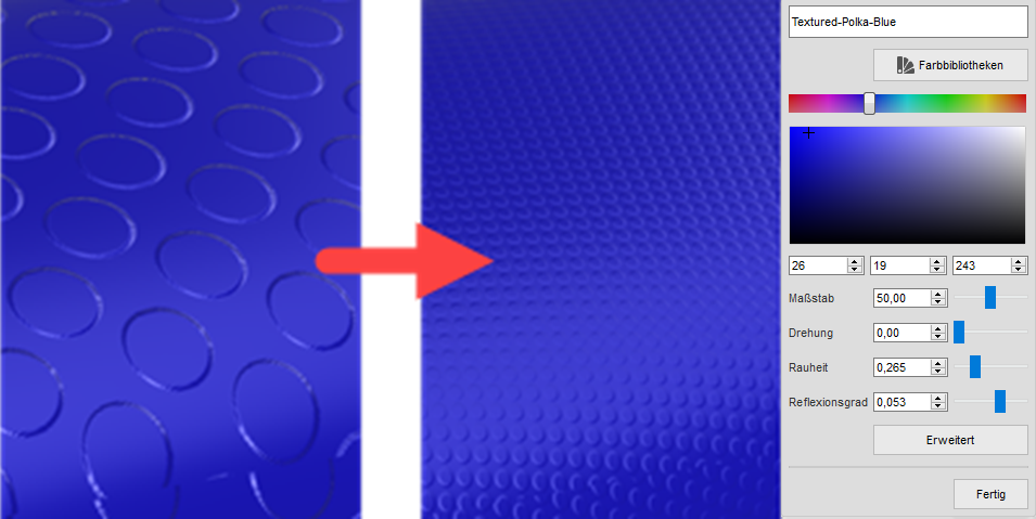 Ändern der Texture-Map