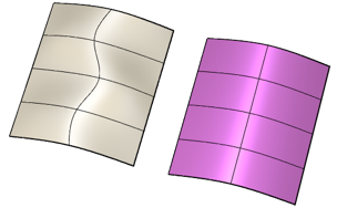 Beispiel für Begradigen