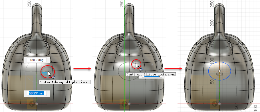 Ellipse erstellen