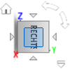 ViewCube, rechte Fläche