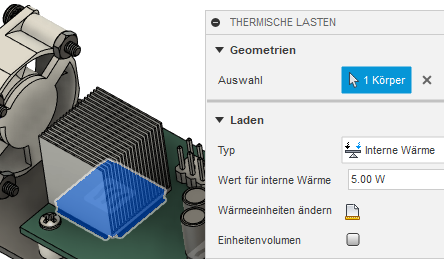 Interne Wärmelast