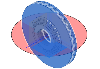 Modell teilen XZ-Ebene