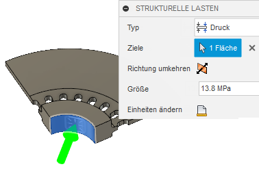 Druckbelastung